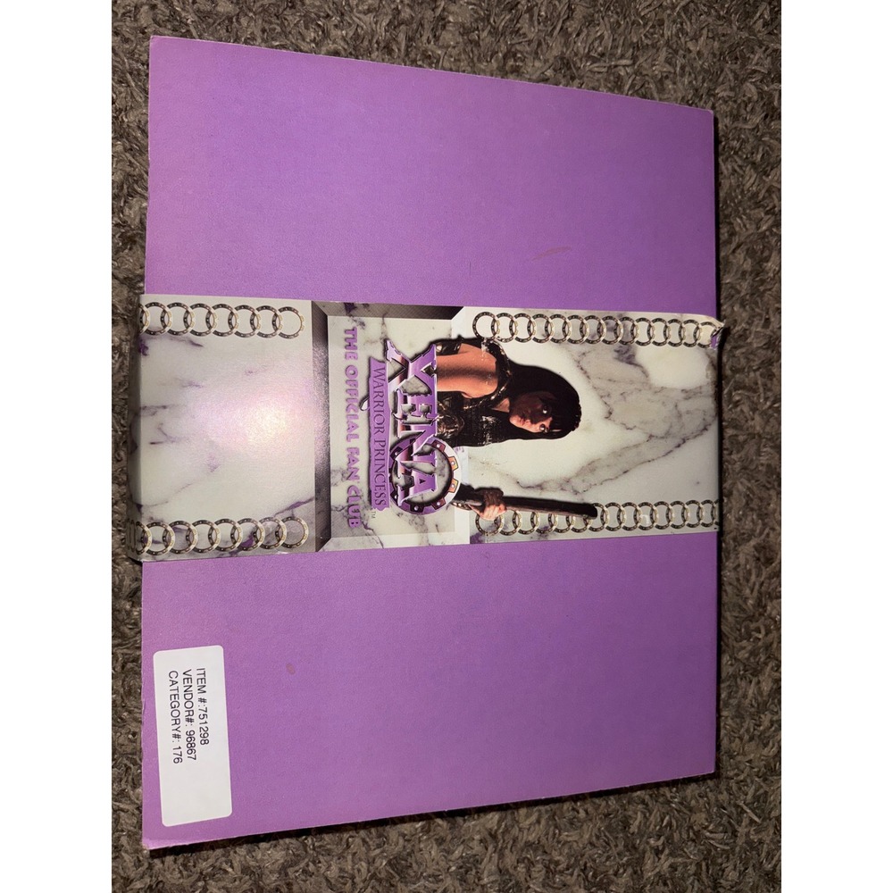 Vintage 1997 Xena Warrior Princess The Official Fan Club No.1 New Rare